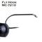 MAXCATCH 25Pcs/Box Barbless Fly Hooks For Fishing 5 Kinds of Models 3 Sizes