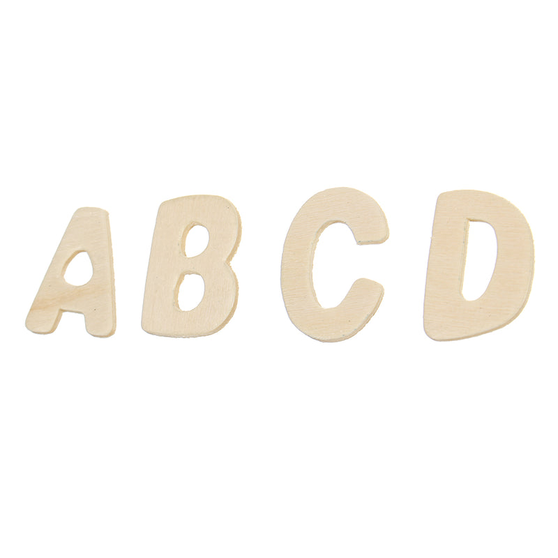 156X Wooden Scrabble Tiles Letters Puzzle Blocks Crafts Wood Alphabet Kids Early Education Toys Gift