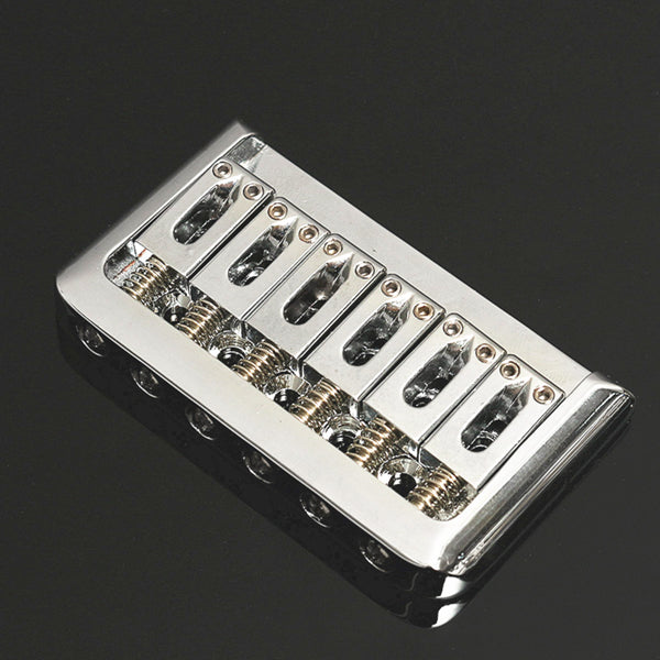 6 String Fixed Bridge Guitar Part Hardtail Bridge For Electric Guitar