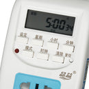 AC 220-240V LCD Digital Timer Socket Timing Outlet Switch Digital Timer Switch Multifunctional AU Plug