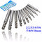 10pcs 2-10mm 4 Flute Milling Cutter HSS-Al  End Mill Cutter CNC Tool