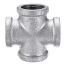 1/2" 3/4" 1" 5 Way Pipe Fitting Malleable Iron Galvanized Outlet Cross Female Tube Connector
