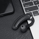 Portable Lightweight Single Wireless bluetooth 5.0 Earhook Noise Cancelling Earphone Headphone with Mic