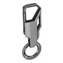 Multifunction Keychain With LED Light Men's Car Pendant Women's Circle Ring Cute Custom Metal