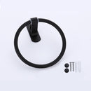 Towel Ring Rack Holder Wall Mounted Bathroom Toilet Hand Round Space Aluminium