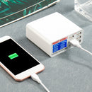 40W 6 Ports USB Intelligent Charger LCD Screen Desktop Intelligent Charging Station Charge