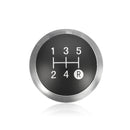 Black Gear Shift Knob Chrome Cap Top For Toyota Avensis 33624-09010