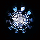 MK1 Acrylic Remote Ver. Tony DIY Arc Reactor Lamp Kit Remote Control Illuminant LED Flash Light Heart Set