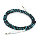 Zebra 3m Guitar Cable Cord for Guitar Mixer Amplifier Blue-Black