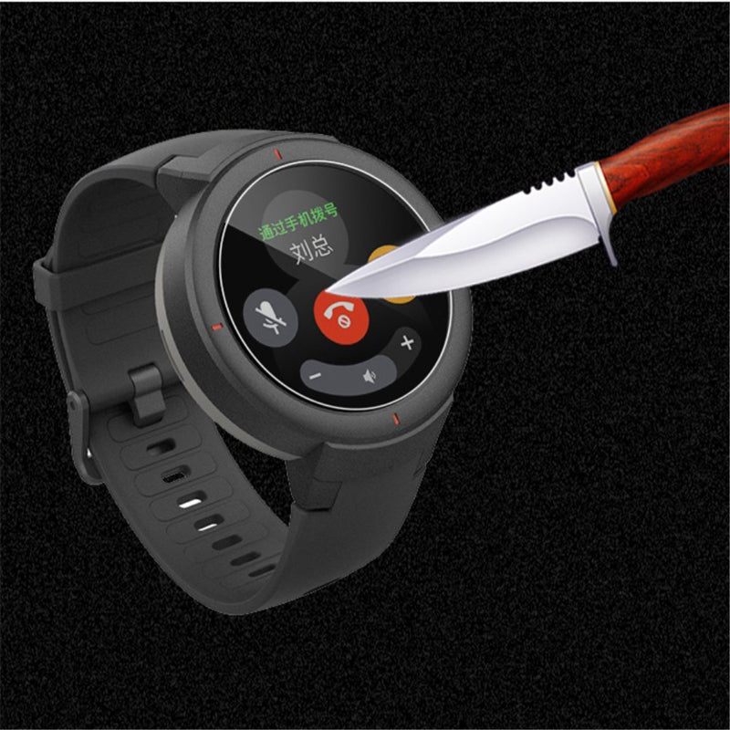 2Pcs Explosion-proof Full Screen Coverage Watch Screen Protector for Xiaomi Amazifit 3 Huami Watch 3