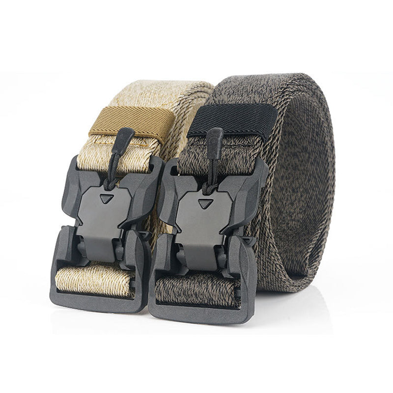 AWMN SS5 125cm Magnetic Buckle Belt Heavy Duty Military Tactical Belt Adjustable Polyester Nylon Belt Waist Belt