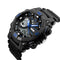 SKMEI 1228 Dual Display Multifunction Digital Quartz 50M Waterproof Chronograph LED Watch