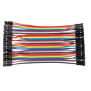 2.54mm Female to Female Connector 40 Pcs Dupont Cable Jumper Wire