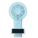 Portable Mini Handheld Desktop Table USB Fan 3 Modes Air Cooling Fan With Phone Holder