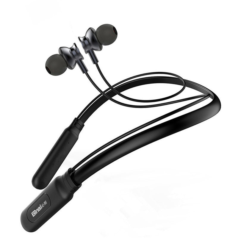 BINAI B22S Wireless bluetooth Earphone Magnetic Noise Cancelling Stereo Neckband Headphone with Mic