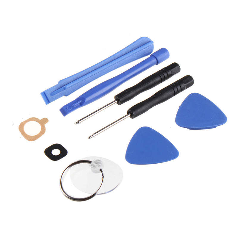 Black Rear Camera Glass Adhesive Lens Cover + Tools for Samsung Galaxy S7 Edge