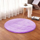 KCASA KC-MP1 60cm Non-Slip Bedroom Floor Mat Fluffy Soft Plush Rug Pure Colour Dining Room Carpet