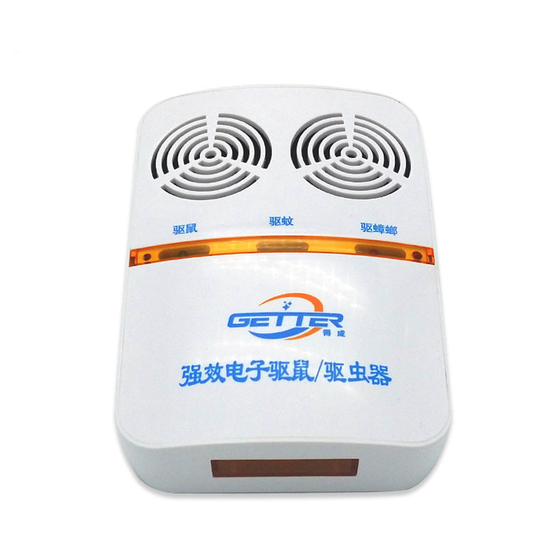 Loskii DC-9008 Ultrasonic Electronic Pest Repeller Mosquito Mouse Rat Multi-function Rodent Insect Repellent ABS Material Durable Night Light Dispeller