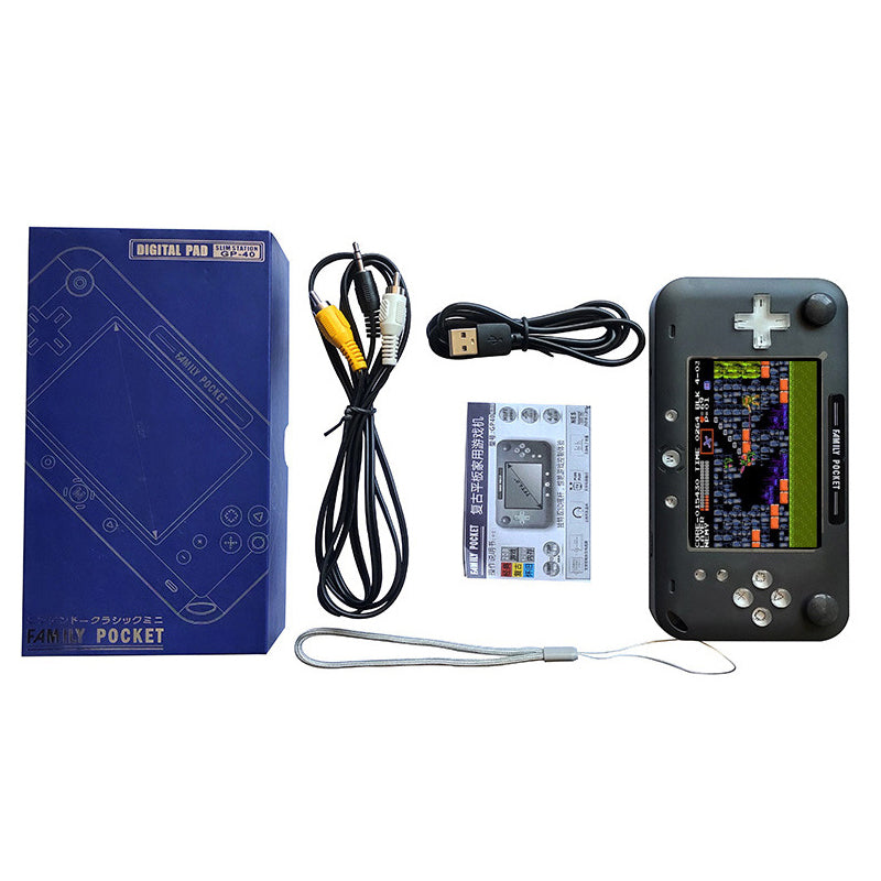 COOLBABY 4.0 inch LCD Large Screen Mini Portable Retro Handheld Game Console Video Game Player Built-in 208 Classic Games