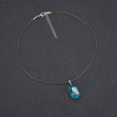 Luminous Starry Dried Flower Pendant Necklace Casual Style Necklace For Women