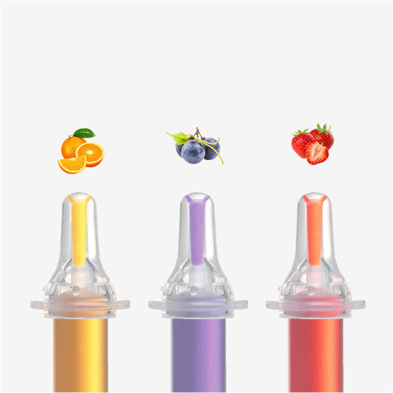 Vvcare Infant Silicone Syringe Safety Applicator Both Sides Of The Injection Anti-Choking