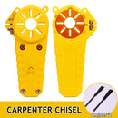 Carpenters Woodworking Angle Grinder Manual Wood Carving Hand Chisel Tool Set