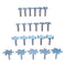 1/2 Inch 4T 6T Woodworking Router Bit Tungsten Carbide T Type Cutter Wood Carving Tools Woodworking Tools