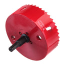 60-135mm M42 Metal Hole Saw Cutter Drill Bits With Rod For Aluminum Iron Pipe Woodworking