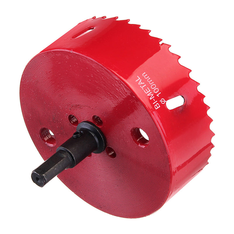 60-135mm M42 Metal Hole Saw Cutter Drill Bits With Rod For Aluminum Iron Pipe Woodworking