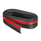 2.5M Carbon Fiber Color Car Front Bumper Spoiler Lip Splitter Protector Auto Trim Sticker Universal