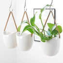 Hanging Rope Ceramic Flower Succulent Pot Planter Vase Home Garden Plant Pot Decor