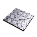 30x30cm Aluminum Tile Self Adhesive Wall paper Kitchen Backsplash Sticker Decor