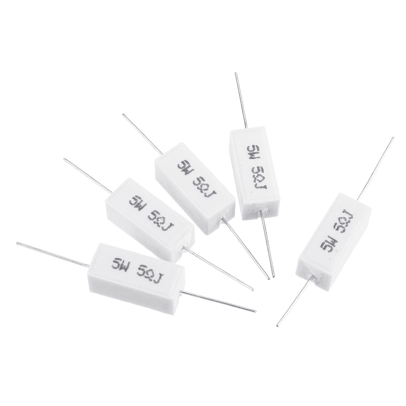 30pcs 5W 5 ohm 5R Ceramic Cement Resistor