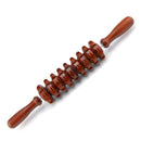 HOT Wood Wheel Massage Roller Stick Body Trigger Point Massager Leg Muscle Pain Relief Therapy Tool Gift