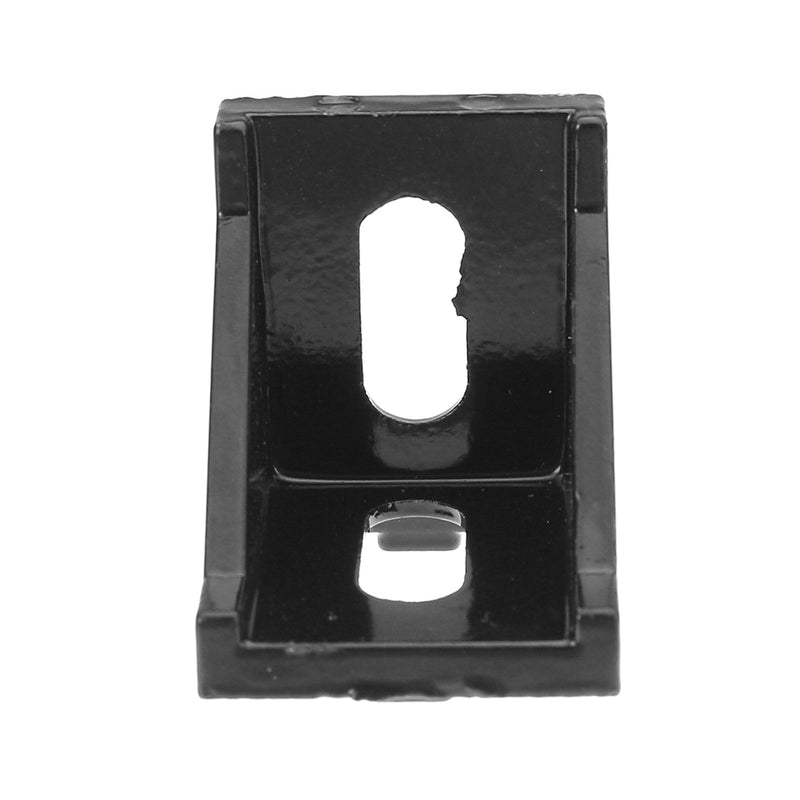 Suleve AJ40 40x40mm Aluminium Black Angle Corner Joint Electrophoresis Right Angle Bracket 4Pcs