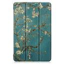 Tri-Fold Pringting Tablet Case Cover for Samsung Galaxy Tab A 10.1 2019 T510 Tablet - Apricot Blossom