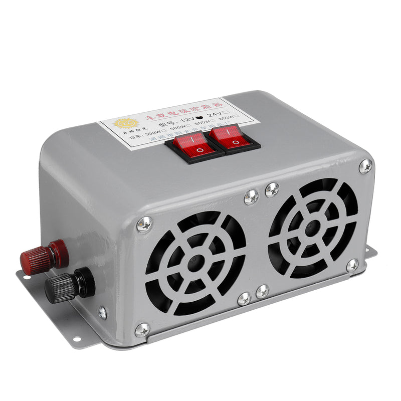 800W 12V/24V 3 Hole Dual Gear Heating Air Conditioning Heater Electric Heating Defroster Heater Car Heater Warming Eqiupment Set