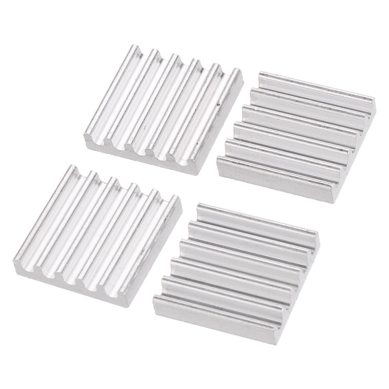 200Pcs 13*13mm Aluminum Heat Sink CPU Radiator Chip for Raspberry Pi