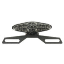 Universal Motorcycle ATV LED Rear Tail Brake Stop Light License Bracket Holder