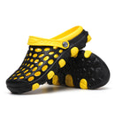 Men Hole Breathable Beach Sandals Slip On Waterproof Garden Shoes