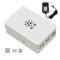 Black/White/Transparent Raspberry Pi ABS Case Enclosure Box V4 With Heat Sink + 5V3A Power Supply EU Plug DIY Kit For Raspberry Pi 4B