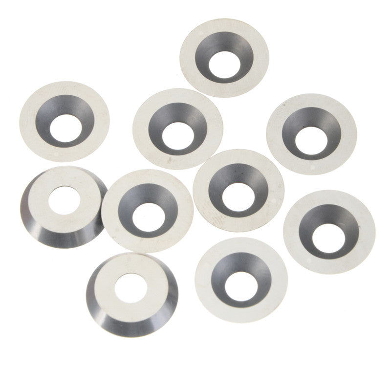 10pcs Round Carbide Inserts Cutter 16mm Diameter for Wood Turning