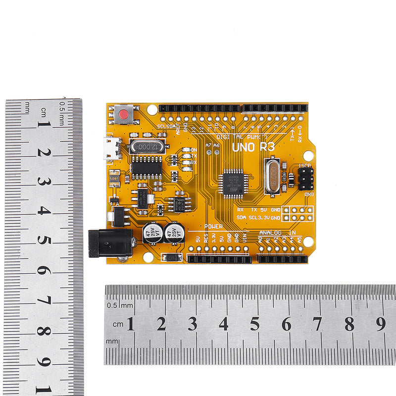 5pcs ATmega328P UNO R3 Development Board Improved Version Enhanced SCM Yellow Module For