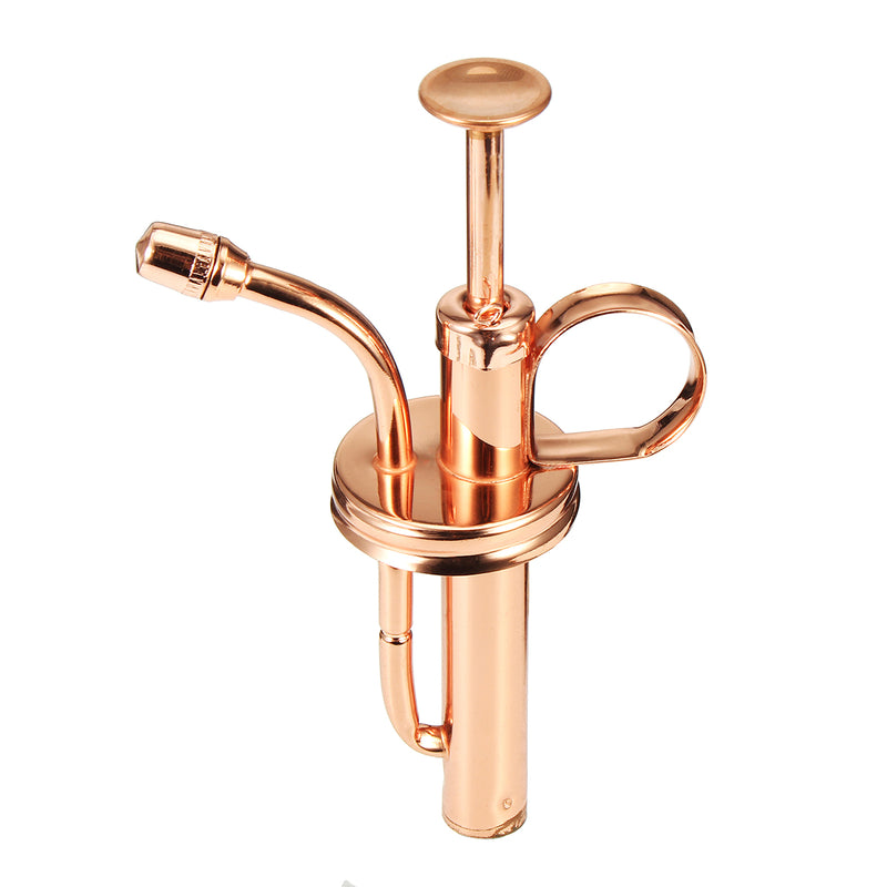 300mL Mini Brass Home Plant Mister Plunger Flower Water Spray Bottle Potted Spraying Watering Can Decorations