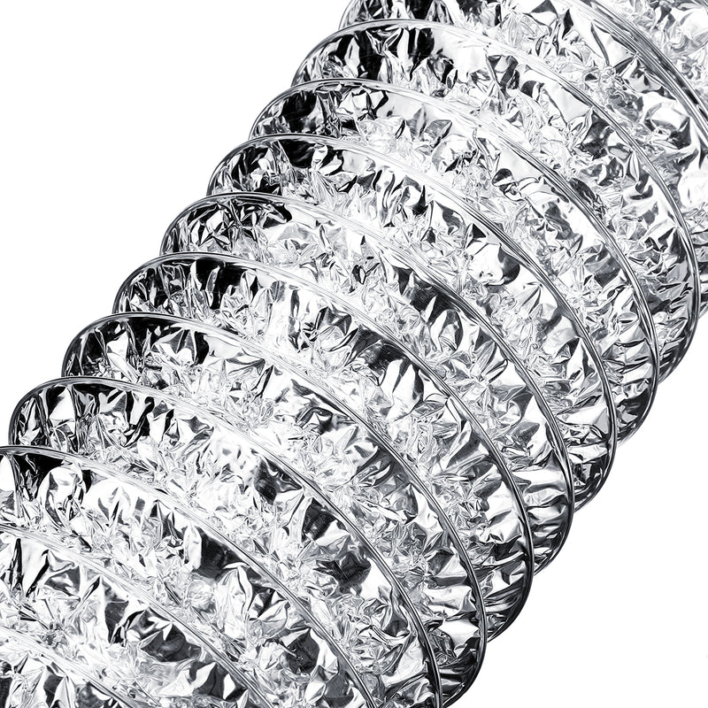 2/3m Aluminum Flexible Ducting Ventilation Pipe Exhaust Breather Hose Pipes Air Ventilation Pipe Hose