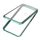 For Xiaomi Redmi Note 8T Case Bakeey 360 Curved Screen Front+Back Double-sided Full Body 9H Tempered Glass Metal Magnetic Adsorption Flip Protective Case
