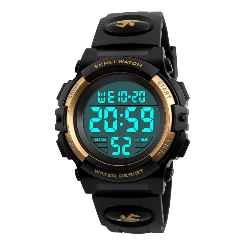 SKMEI 1266 Children Watch Outdoor Sport Fashion Multifunction Chronograph Waterproof Digital Watch