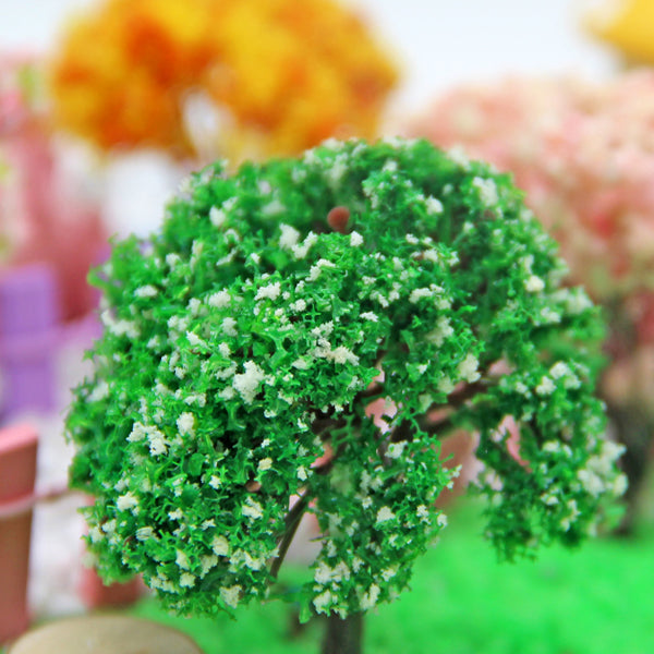 DIY Handmade Building Model Material Grass Tree Sponge Powder Green Mixture Pollen
