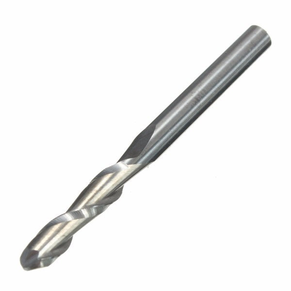 10pcs 1/8 Inch Shank 2 Flutes Carbide Ball Nose End Mills 17mm 2 Flute CNC Cutting Tool