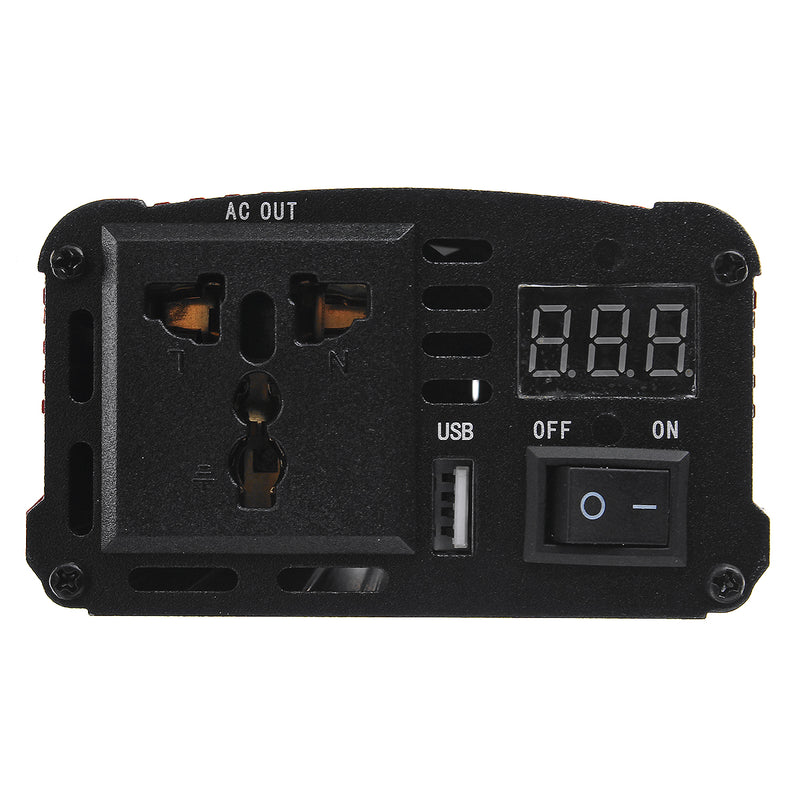 1300W Inverter DC to AC Car Inverter LED Display Modified Sine Wave Car Power Inverter Truck